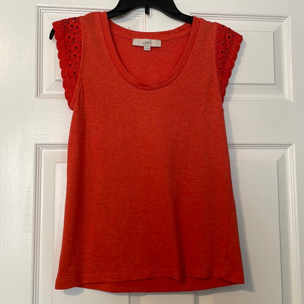 Coral colored tunic